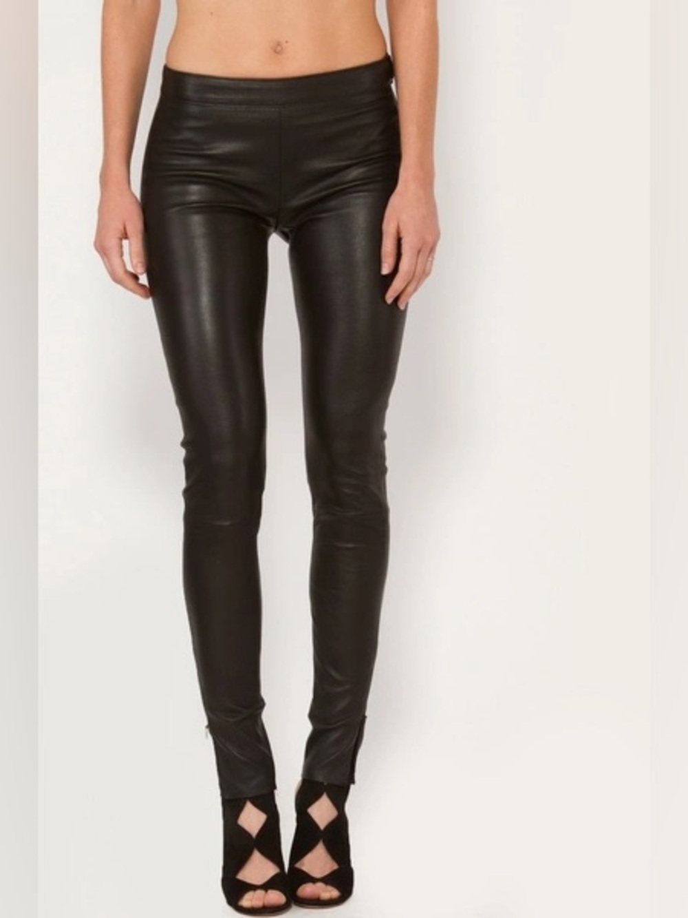 Mackage NAVI-Y Fitted Lambskin Leather Legging